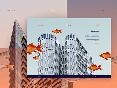 Speed UI - Collage Portfolio art direction collage design experimental portfolio style ui visual design web webdesign website