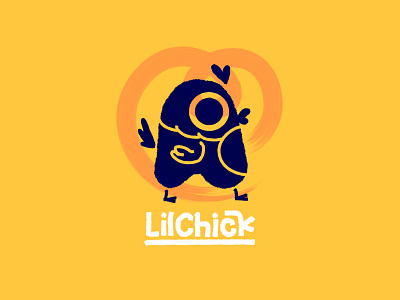 LilChick animal badge branding chicken creature cute design graphic design icon illustration kawaii logo mascot patch ui unique vector