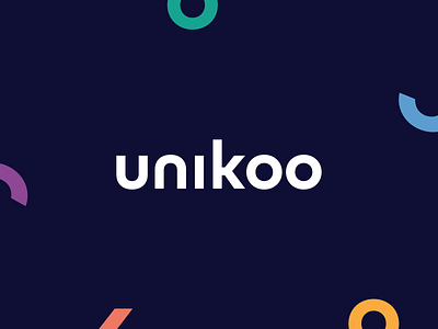 Unikoo branding blue branding design green logo logo design orange purple rebranding white yellow