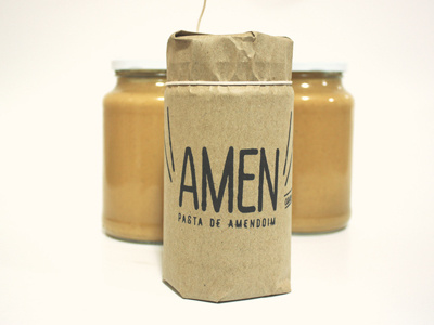 AMEN - Packaging design food logo pack packagin peanut product