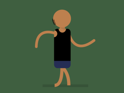 walking vini after effects animated animation character gif