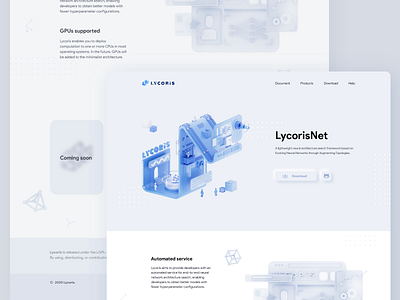 Web design for LycorisNet