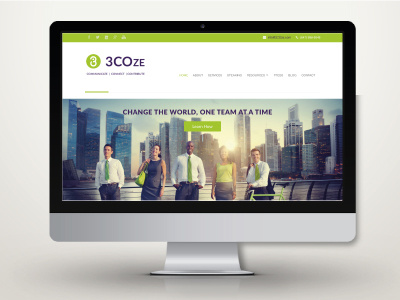 3Coze Website brand design logo wordpress wordpress website