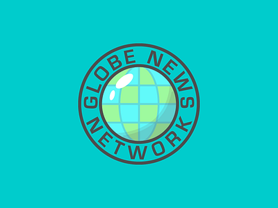 News Network Logo Concept branding dailylogo dailylogochallenge globe globe logo logo news vector