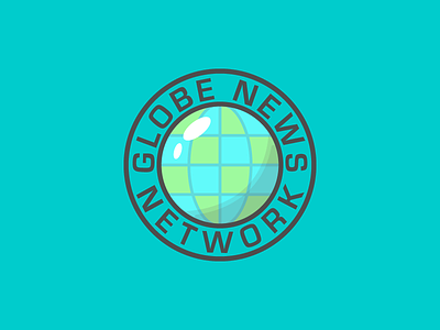 News Network Logo Concept branding dailylogo dailylogochallenge globe globe logo logo news vector