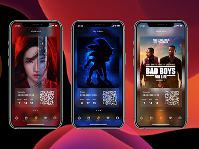 Movie Tickets Booking - Mobile App IOS