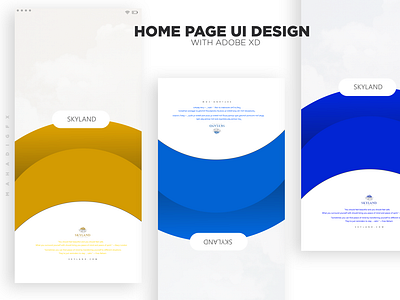 Home Page Ui Design