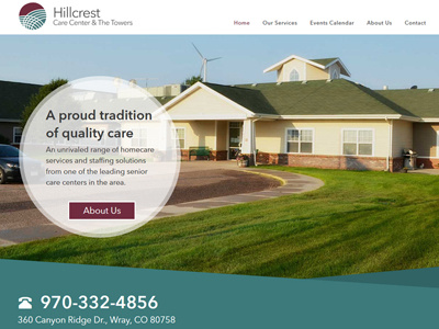 Web Design for Care Center clean custom design flat home responsive theme web web design website wordpress