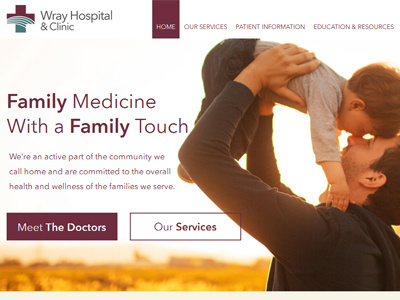 Hospital Website ReDesign design flat hospital medicine web design web development website