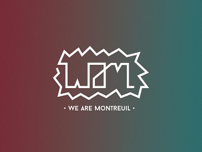 We Are Montreuil branding identity logo skyline tech festival wam