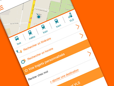 Public Transport App UI mobile transport ui