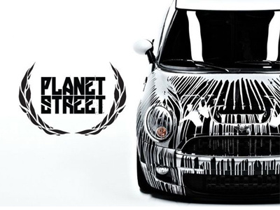 Planet Street branding car cars drip fonts graffiti krink logo street street art tagging