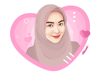 Ayana Jihye Moon Vector hijab hijabsyari2019 hijabsyaricantik illustration illustrator vector vector art vector illustration