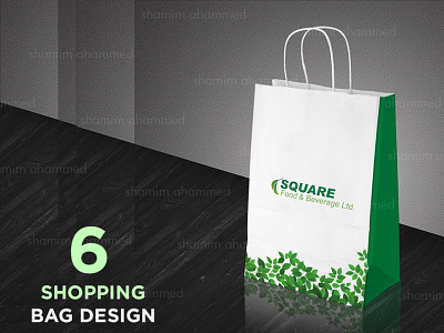 Fresh Shoping Bag Design advertise corporate creative design food panda illustration modern mr noodles pran shoping ba square
