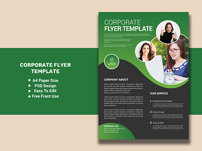 Business Flyer a4 a4 size advert advertise advertising agency business clean clear company concept corporate creative design editable flexible flyer formal modern template