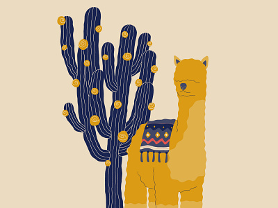 Lama love adobephotoshop art boho cactus character design dessert illustration llama pastel procreate raster illustration