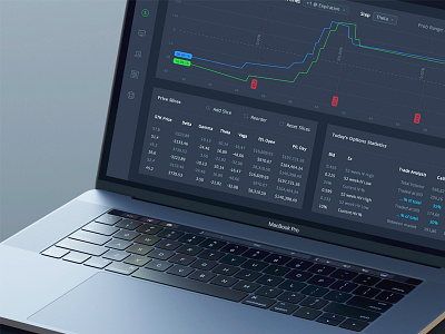 Value App application dashboard design interface market material monitoring statistic stocks ui web
