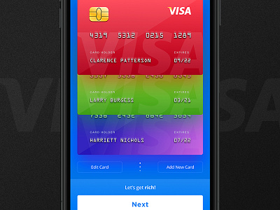 Stock Market App - Deposit Funds app application crypto cryptocurrency design ios iphone token ui ux visa wallet
