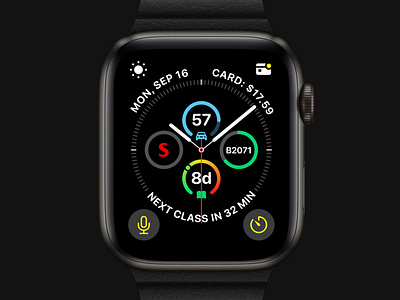 Seneca 2020 - Apple Watch Face apple canada card college date face microphone one card parking pay rent room seneca studying time toronto watch watchface