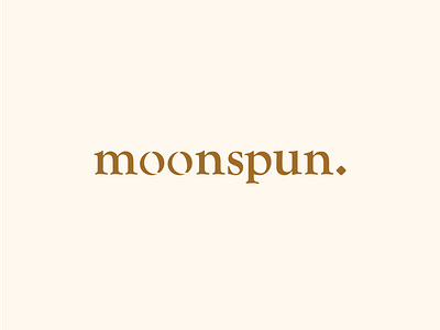 Moonspun Organic Kids Clothing baby clothes branding design kids logo moon organic typography