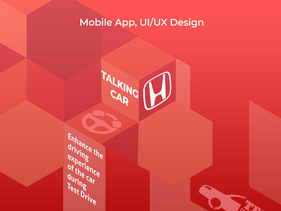 Honda Talking car app design interaction mobile app design mobile ui ui ux