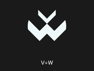 VW logo letter