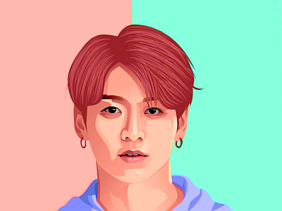 Jungkook Vector bts illustration vector