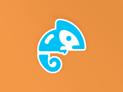 Nepsu's Chameleon chameleon logo nepsu technology vector