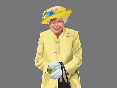 Queen Elizabeth Vector Illustration design illustration letsvectorize photo to vector uk vector vectorart vectorise