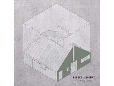ROBERT VENTURI - Casa Vanna Venturi architecture casa casa vanna venturi cube robert venturi