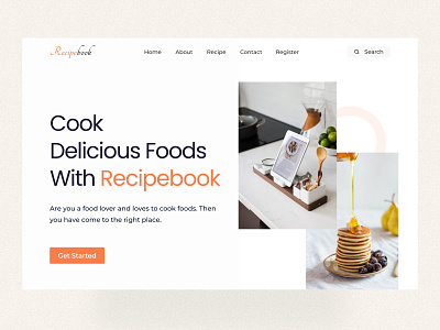 Food Recipe Landing Page