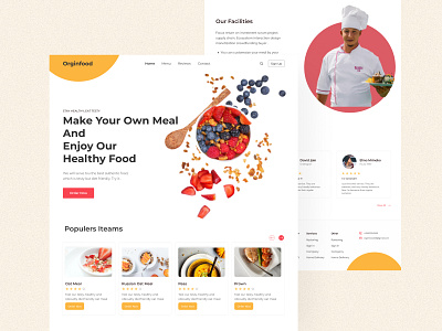 Orginfood Landing Page