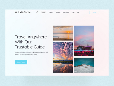 Travel Guide Landing Page