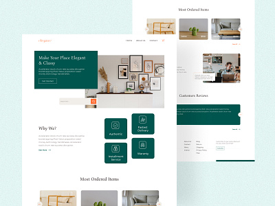 Interior Design Landing Page classic furniture furniture app furniture design furniture store furniture website interior interior design jannat uiux landing page minimalist product page product shop trending ui ui ux ux web design webdesign website design