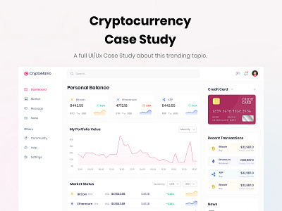 Cryptocurrency Case Study app app design branding case study casestudy crypto cryptocurrency dribbble dribbble best shot graphic design ios research typography ui uiux user experience user interface ux web design website