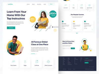 E-Learning Landing Page