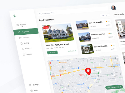 Property Marketplace Dashboard by Jannatul Ferdous on Dribbble