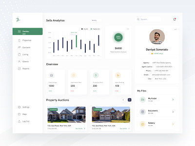 Real Estate Agent Dashboard