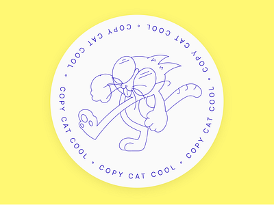 Copy Cat Cool – Branding branding design graphic design illustration logo social styleframe