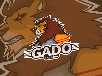 gado the lion adobe adobe illustrator arcade bloody roar character consoleart emblem esport esportlogo esports esports logo fight fighting game game gameart illustration lion logo vector wild lion