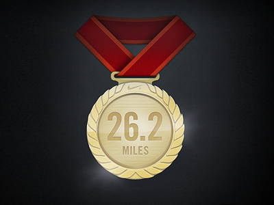 Marathon Medal achievement marathon running