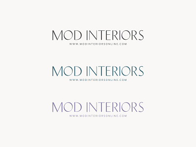 Mod Interiors Secondary Logo Design brand design brand identity branding branding design design logo logodesign
