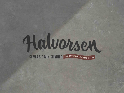 Halvorsen Sewer & Drain Cleaning Primary Logo