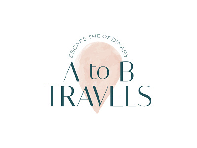 A to B Travels Primary Logo brand design brand identity branding branding design design logo logodesign