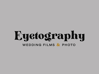 Wedding Photographer and Videographer Secondary Logo