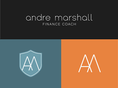 Andre Marshall Finance Coach Logo Concept Suite