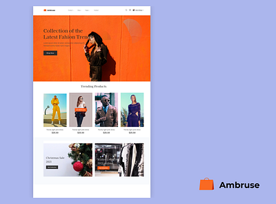 Ambruse E-Commerce branding graphic design ui