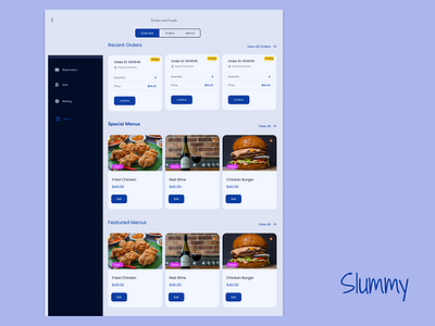 Slummy Food Serving Management System