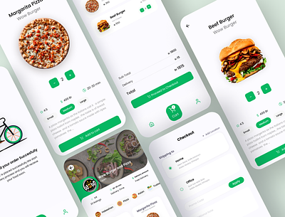 Food Delivery App app branding design graphic design ui ux