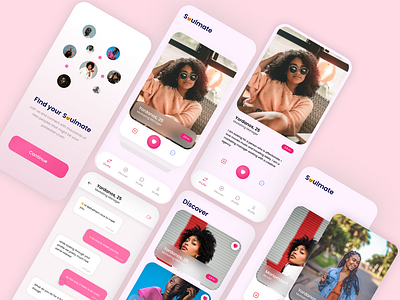 Soulmate Dating App Design